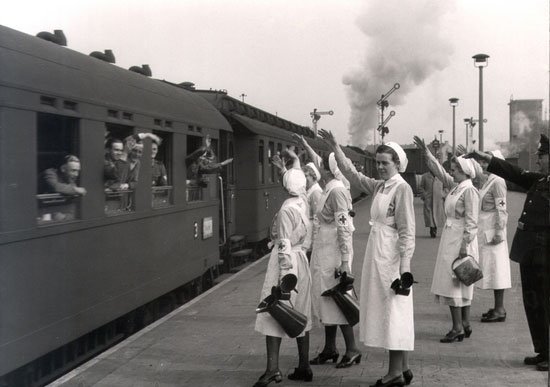 Bahnhofsverpflegungsstelle 1941